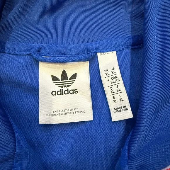 Men’s XL Adidas Men's Blue Track Jacket - Picture 2 of 4